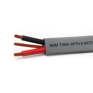 6mm Twin with Earth PVC Cable (Per Meter)