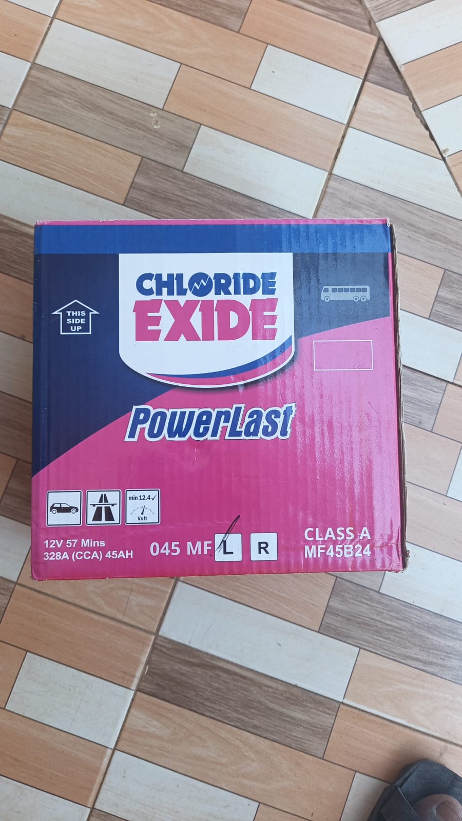 045MF Powerlast Chloride Exide Battery - Image 2