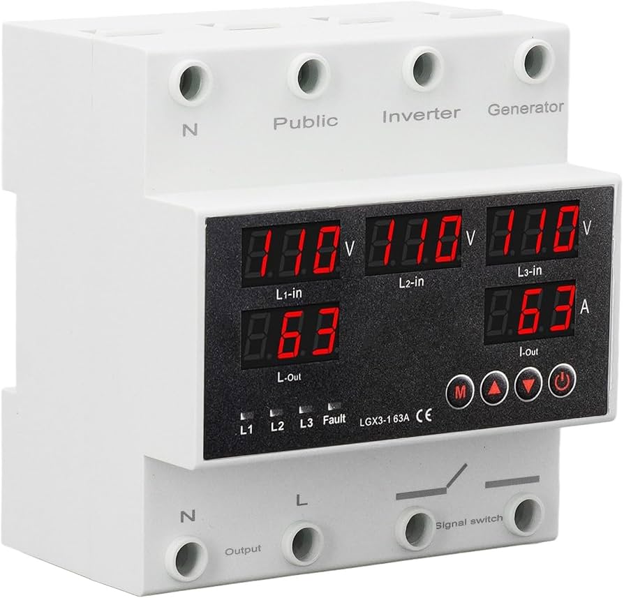3 Phase Change over switch 63A Europlus