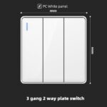 3 Gang 2 Way Switch Elite / Pmax