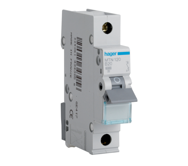 Single pole MCB 20A HTG