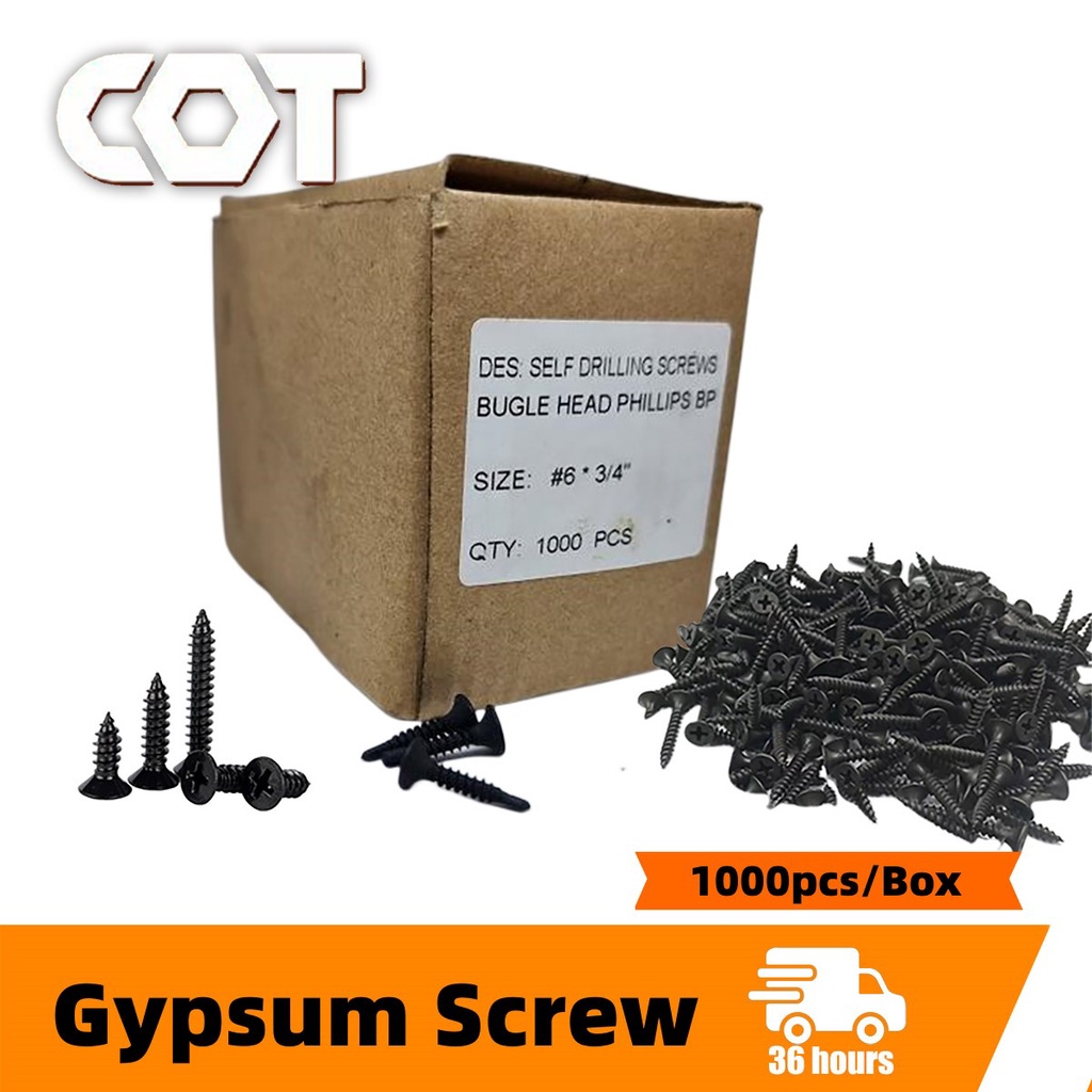 Gypsum Screw 1" 100pcs pkt