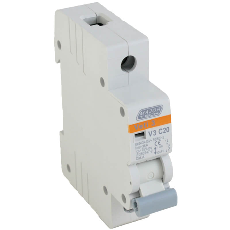 Single pole MCB 20A HTG
